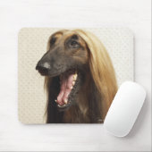 Afghanisches Hündchen im Zimmer Mousepad (Mit Mouse)