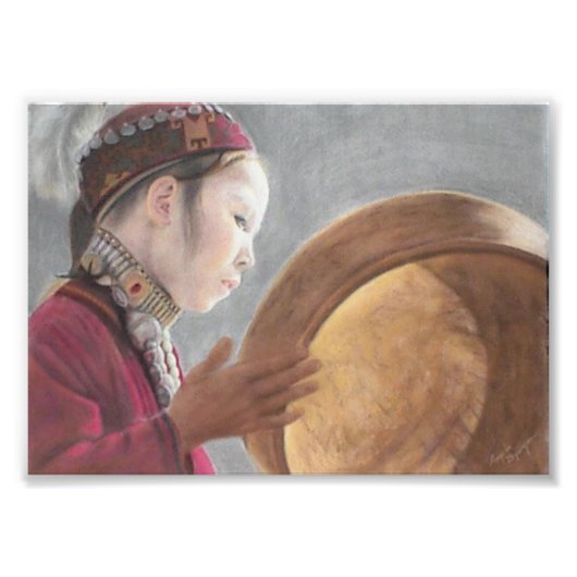 Afghanisches Mädchen Fotodruck (Vorne)