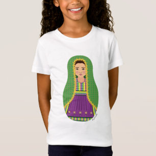 Afghanisches Mädchen Matryoshka Mädchen-Baby - T-Shirt