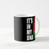 afghanisches und burkinabé-Mix-DNA-Flaggen Kaffeetasse (VorderseiteRechts)