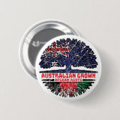 Afghanistan Afghanisch Australisches Australien Tr Button (Vorne & Hinten)