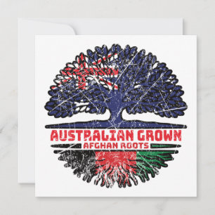 Afghanistan Afghanisch Australisches Australien Tr Karte