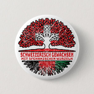 Afghanistan Afghanisch Schweizer Schweiz Baum Button