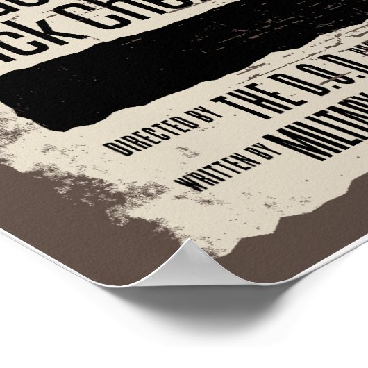 Afghanistan Anti-War Movie Poster (Ecke)