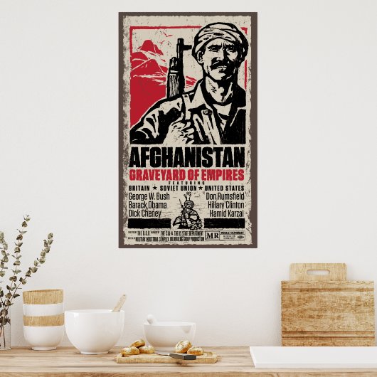 Afghanistan Anti-War Movie Poster (Küche)