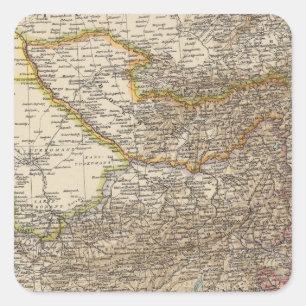 Afghanistan, Baluchistan Quadratischer Aufkleber