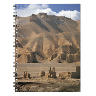 Afghanistan, Bamian-Tal. Antike Erdbauten Notizblock