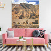 Afghanistan, Bamian Valley. Alte Erde Leinwanddruck (Insitu (Wohnzimmer))