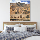 Afghanistan, Bamian Valley. Alte Erde Leinwanddruck (Insitu (Schlafzimmer))