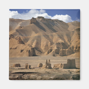 Afghanistan, Bamian Valley. Alte Erde Magnet