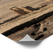 Afghanistan, Bamian Valley. Alte Erde Poster (Ecke)