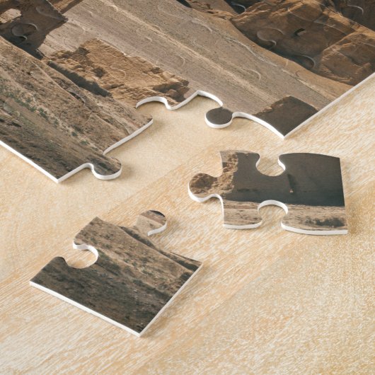 Afghanistan, Bamian Valley. Alte Erde Puzzle (Seite)