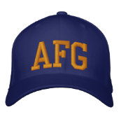 Afghanistan Baseball Cap (Küstenwache) Bestickte Baseballkappe (Vorderseite)