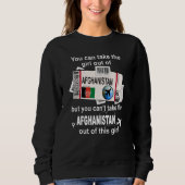 Afghanistan Boarding Pass Afghanistan Girl Afghani Sweatshirt (Vorderseite)