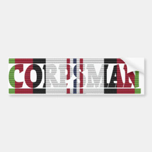 Afghanistan Campaign Medal Band Corpsman Aufkleber Autoaufkleber