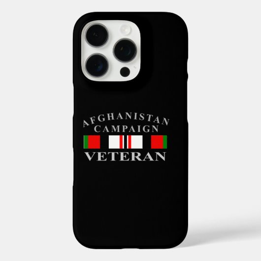 Afghanistan Campaign Veteran Case-Mate iPhone Hülle (Rückseite)