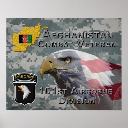 "Afghanistan Combat Veteran" - 101. Im Flugzeug! Poster (Vorne)