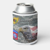 "Afghanistan Combat Veteran" - 82. Im Flugzeug Div Dosenkühler (Kanne Rückseite)