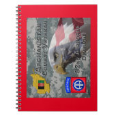 "Afghanistan Combat Veteran" - 82. Im Flugzeug Div Notizblock (Vorderseite)