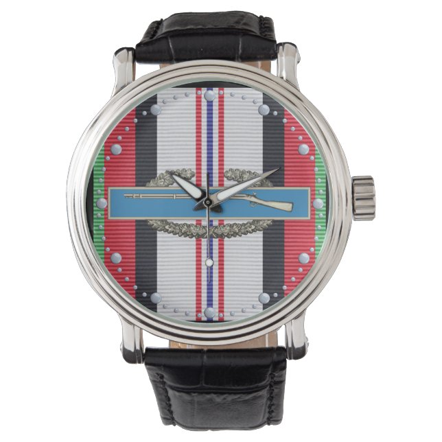 Afghanistan Commit Infantryman Abzeichen Watch Armbanduhr (Vorderseite)