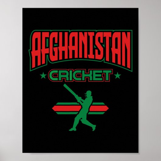 Afghanistan Cricket 1  Poster (Vorne)