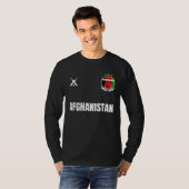 AFGHANISTAN Cricket Fan Badge T-Shirt (Vorne ganz)