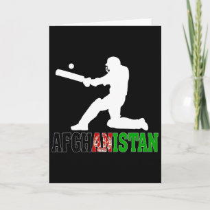 Afghanistan Cricket Fan Trikot 2025 Afghan Cricket Karte