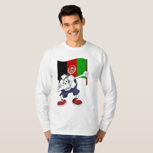 Afghanistan Dabbing Fußball T-Shirt