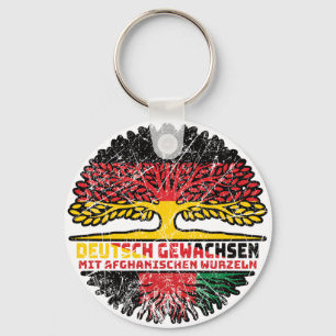 Afghanistan Deutsch Deutschland Baum Schlüsselanhänger