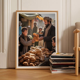 Afghanistan Druck Afghanischer Markt Druck Kabul W Poster