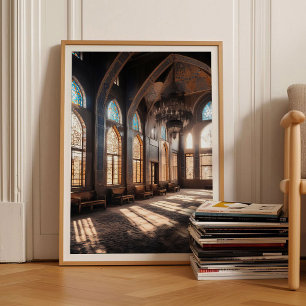 Afghanistan Druck Moschee Poster Herat Kunst Druck
