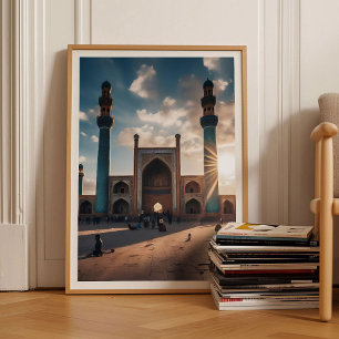 Afghanistan Druck Moschee Wandkunst Herat Poster K