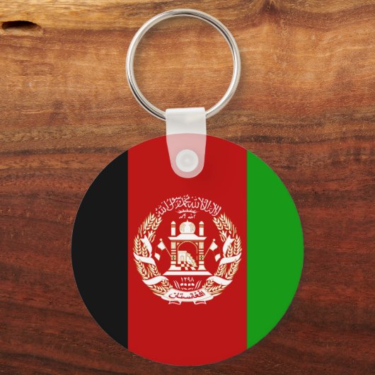 Afghanistan Flag AF Schlüsselanhänger (Vorderseite)