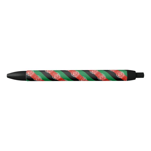 Afghanistan Flag Ballpoint Pen Kugelschreiber (Vorderseite)