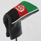 Afghanistan flag golf headcover (3/4 Vorderseite)