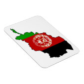 Afghanistan-Flag-Karte Magnet (Rechte Seite)