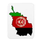 Afghanistan-Flag-Karte Magnet (Vertikal)