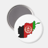 Afghanistan-Flag-Karte Magnet (Vorderseite/Rückseite)