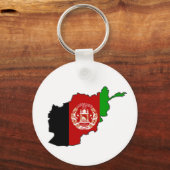 Afghanistan-Flag-Karte Schlüsselanhänger (Vorderseite)