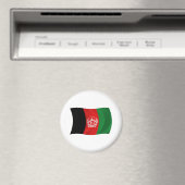 Afghanistan Flag Magnet (In Situ (Geschirrspüler))