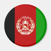 Afghanistan Flag Magnet (Vorne)