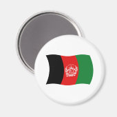 Afghanistan Flag Magnet (Vorderseite/Rückseite)