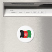 Afghanistan Flag Magnet (In Situ (Geschirrspüler))