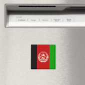 Afghanistan Flag Magnet (In Situ (Geschirrspüler))