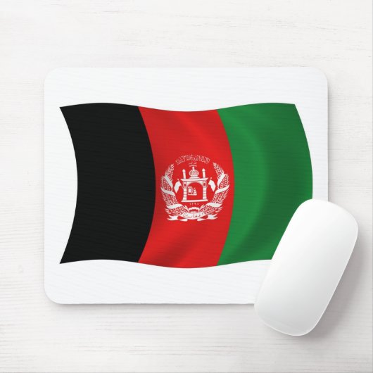 Afghanistan Flag Mousepad (Mit Mouse)
