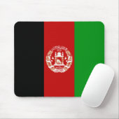 Afghanistan Flag Mousepad (Mit Mouse)