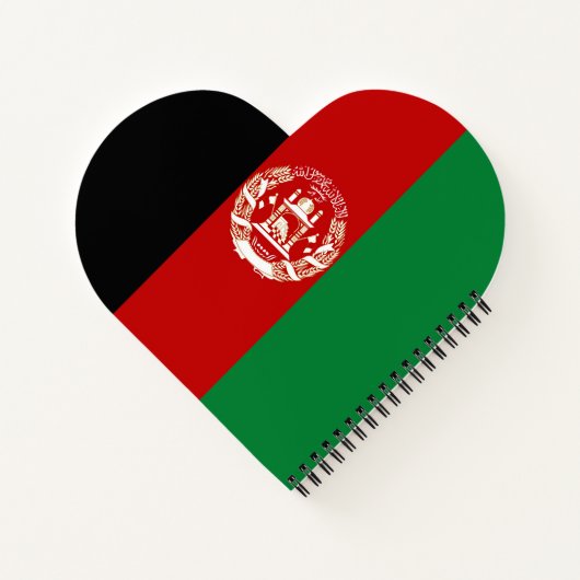 Afghanistan flag notizblock (Rückseite)