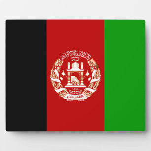 Afghanistan Flag Plaque Fotoplatte