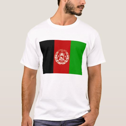 Afghanistan Flag T-Shirt, Patriotic T-Shirts, T-Shirt (Vorderseite)