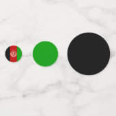 Afghanistan Flag Table Confetti Konfetti (Rückseiten)